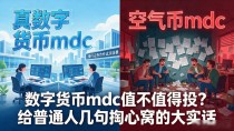 数字货币mdc值不值得投?给普通人几句掏心窝的大实话