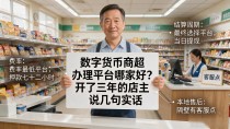 数字货币商超办理平台哪家好？开了三年的店主说几句实话