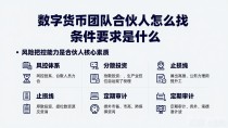 数字货币团队合伙人怎么找 条件要求是什么