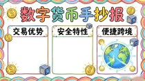 数字货币手抄报语文版怎么写 小学生手抄报内容素材