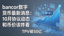 bancor数字货币最新消息:10月协议动态和币价该咋看