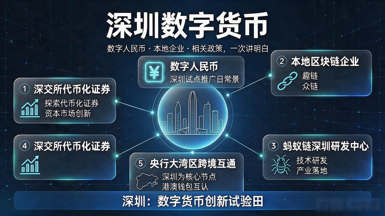 深圳数字货币大全:数字人民币、本地企业、相关政策,一次讲明白