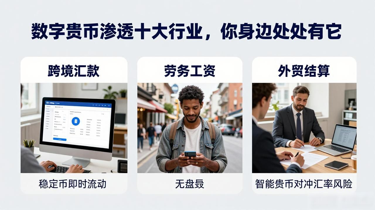 数字货币渗透十大行业,你身边处处有它