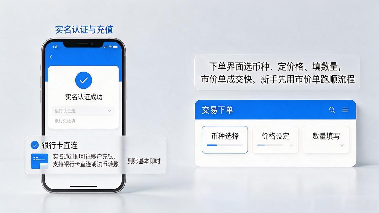 数字货币平台怎么操作？注册、下单、资金进出，新手一次搞明白