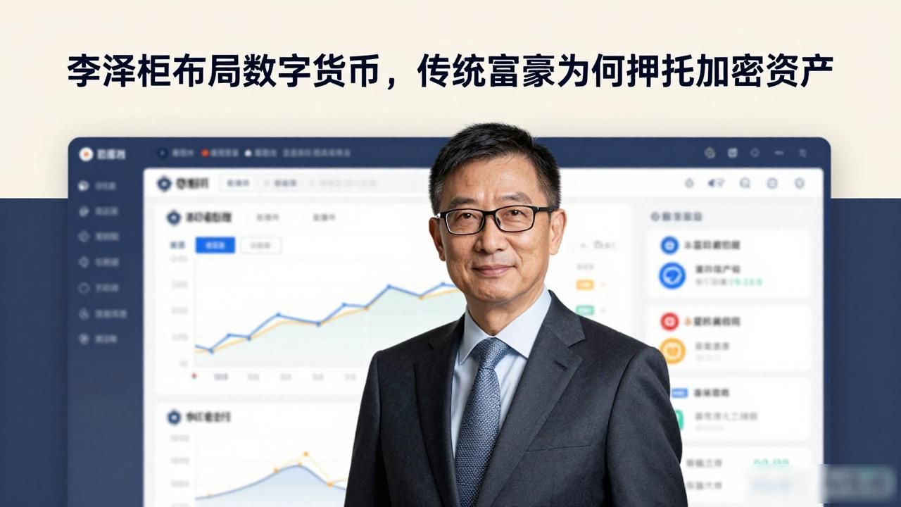 李泽楷布局数字货币,传统富豪为何押注加密资产