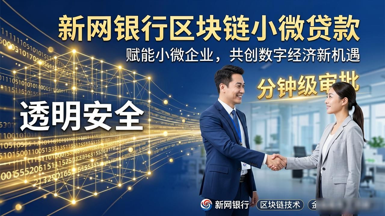 新网银行区块链:让小微贷款更透明、更安全