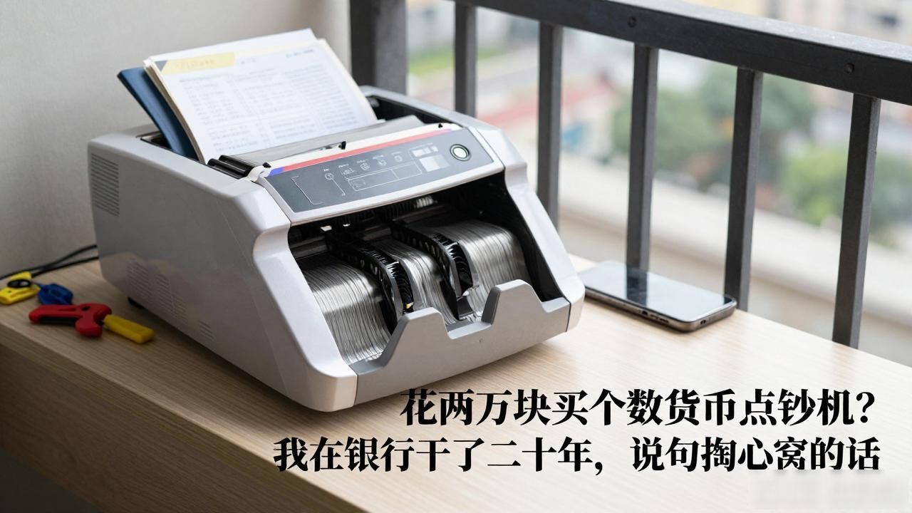 花两万块买个数字货币点钞机?我在银行干了二十年,说句掏心窝的话