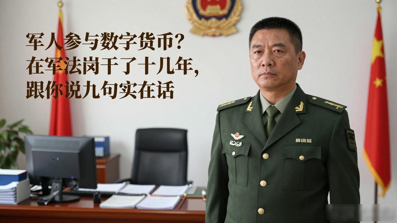 军人参与数字货币?在军法岗干了十几年,跟你说几句实在话