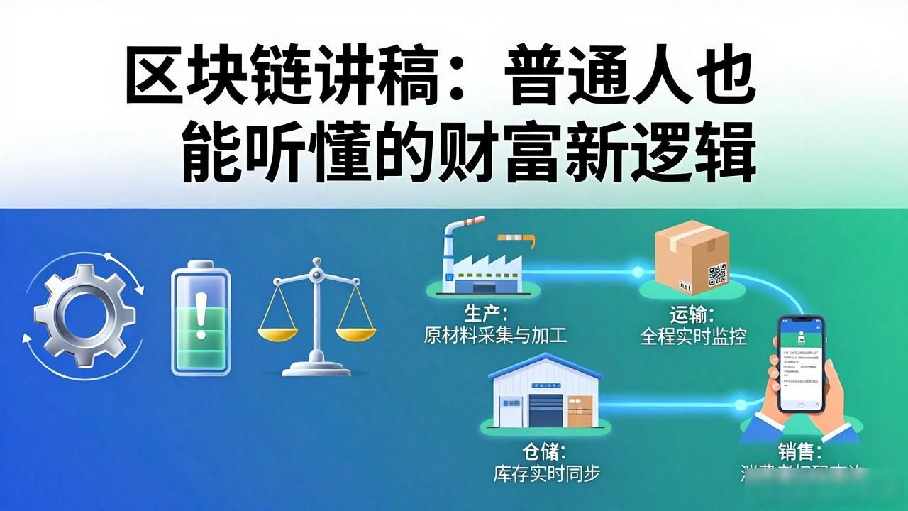 区块链讲稿:普通人也能听懂的财富新逻辑