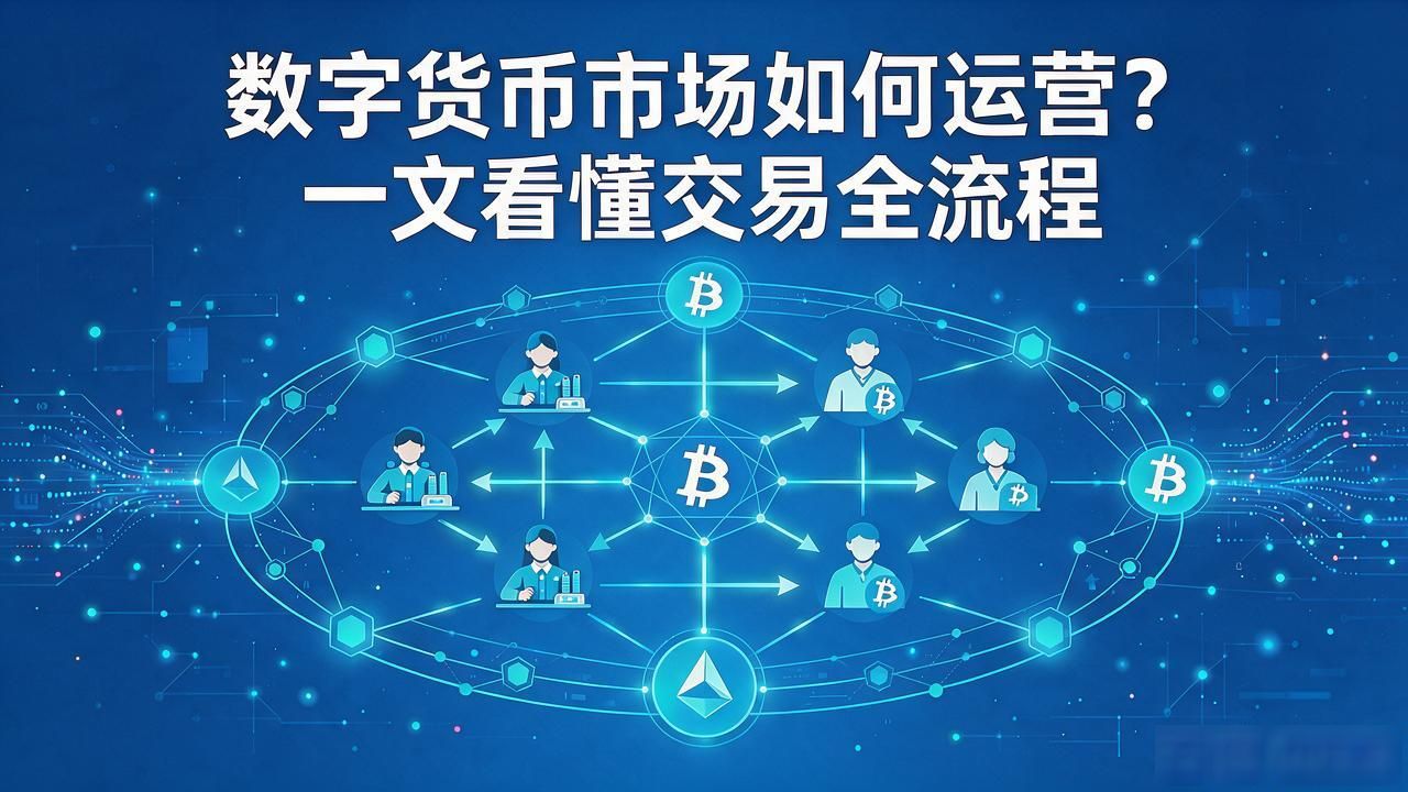 数字货币市场如何运营?一文看懂交易全流程