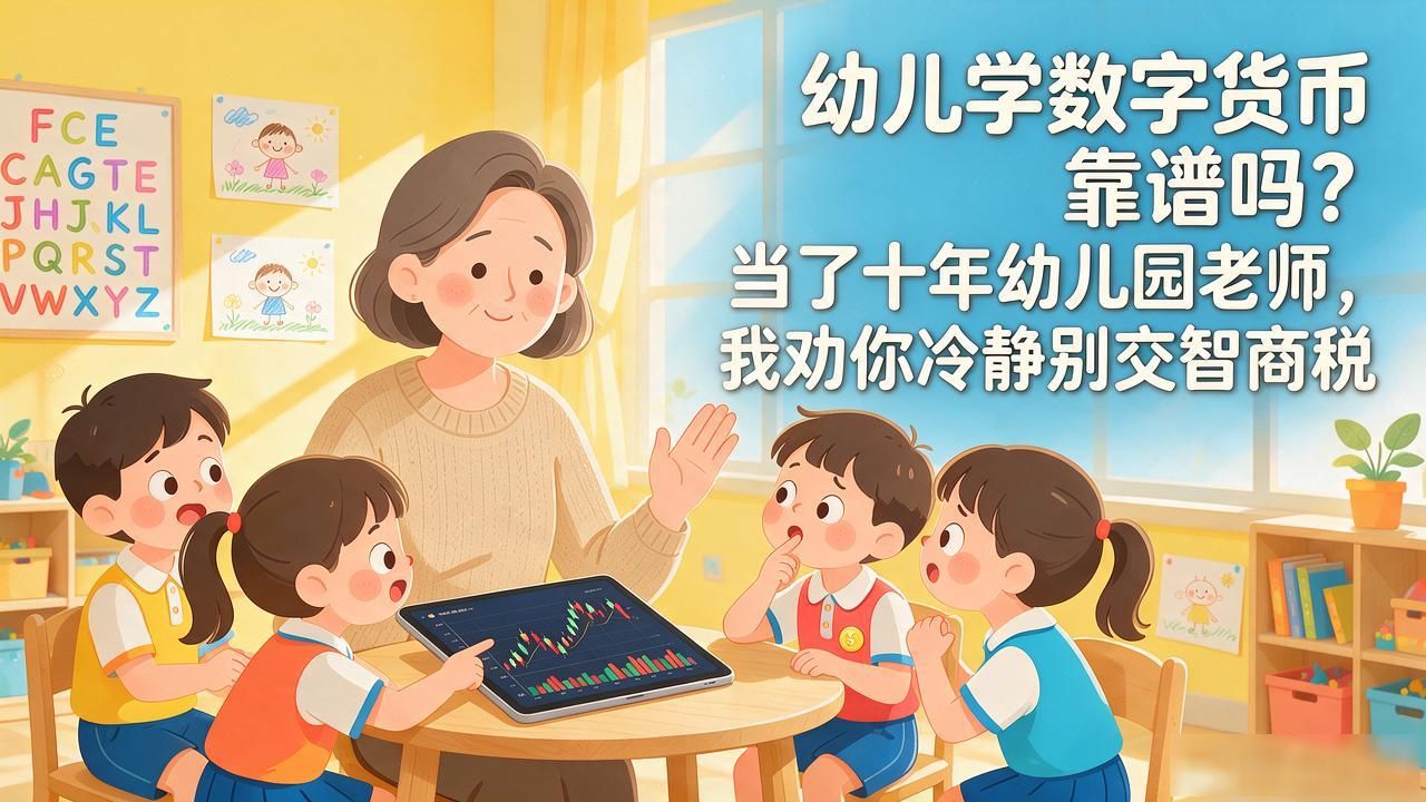 幼儿学数字货币靠谱吗?当了十年幼儿园老师,我劝你冷静别交智商税