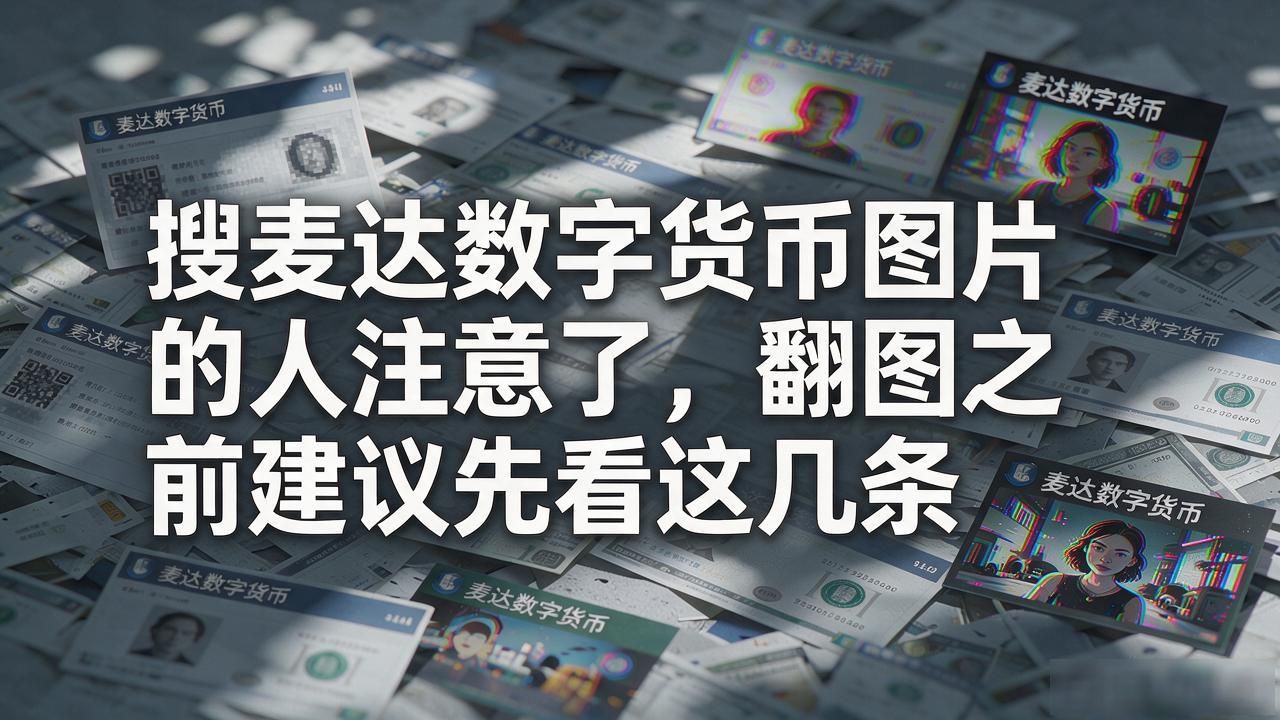 搜麦达数字货币图片大全的人注意了,翻图之前建议先看这几条