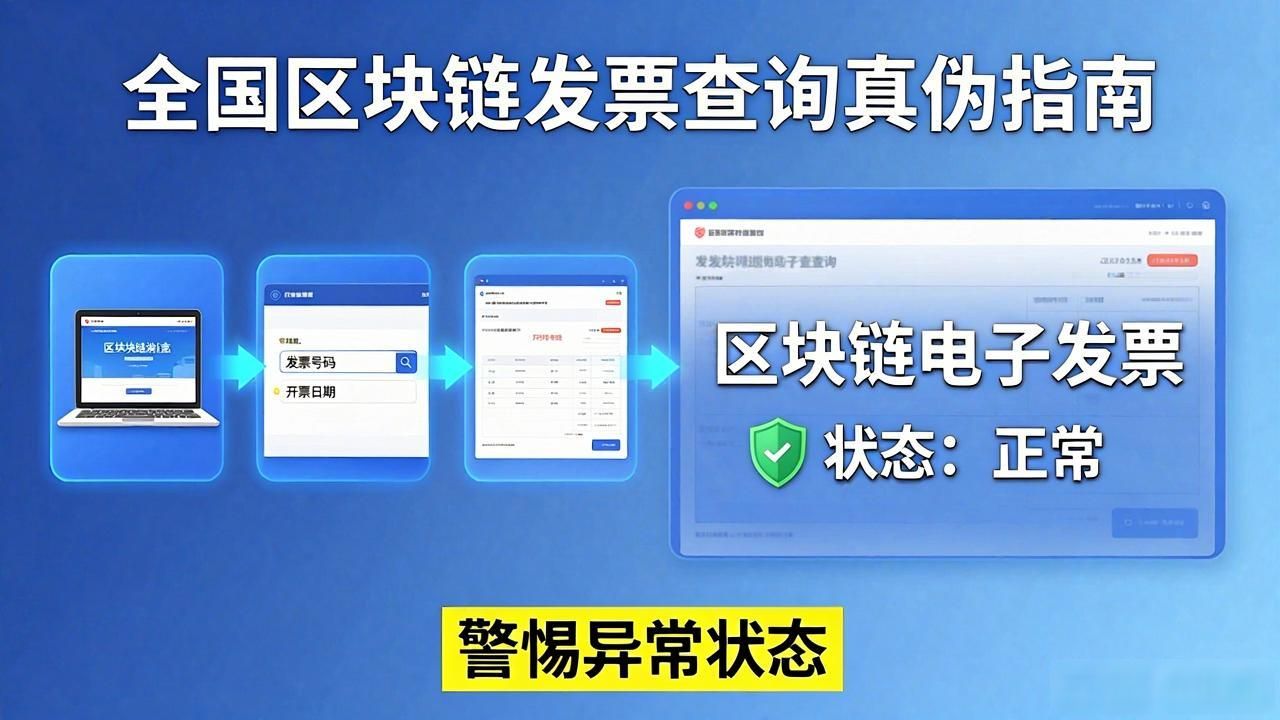 全国区块链发票查询真伪指南:三步搞定税务无忧