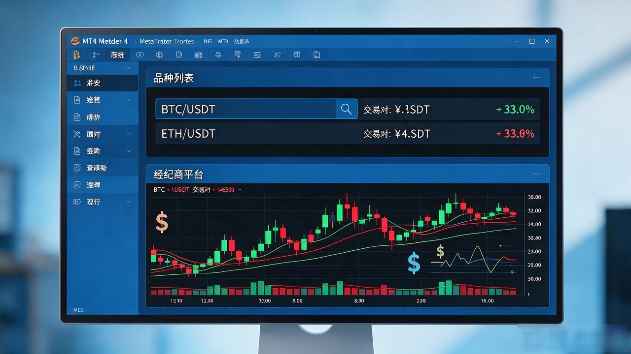 mt4能看数字货币行情吗,不另开软件两个入口就够了