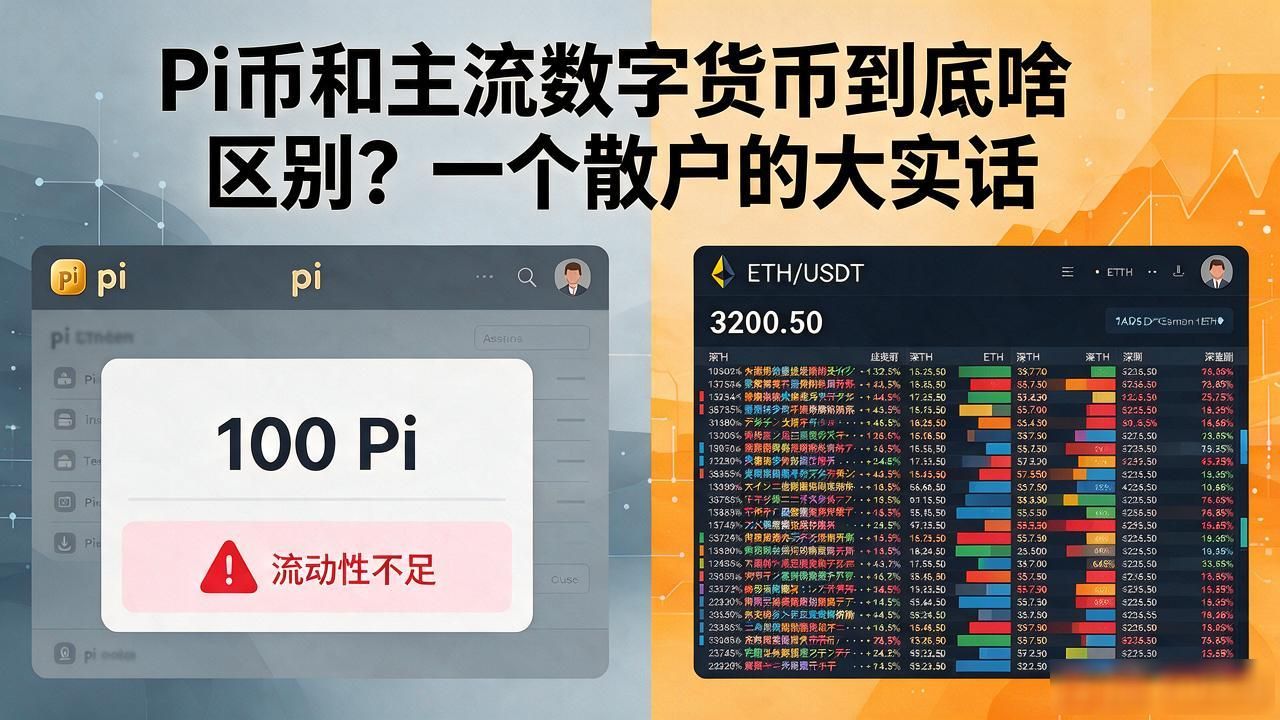 Pi币和主流数字货币到底啥区别?一个散户的大实话