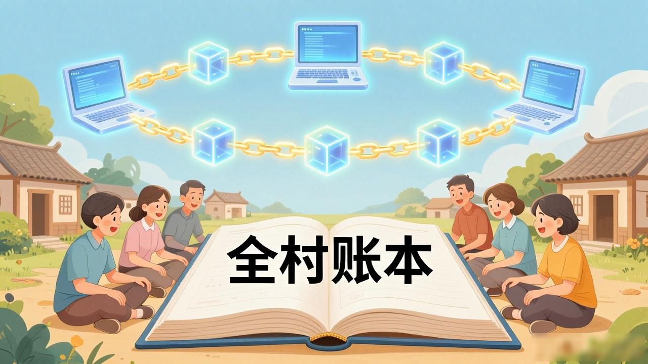 区块链比喻:像全村人的大账本