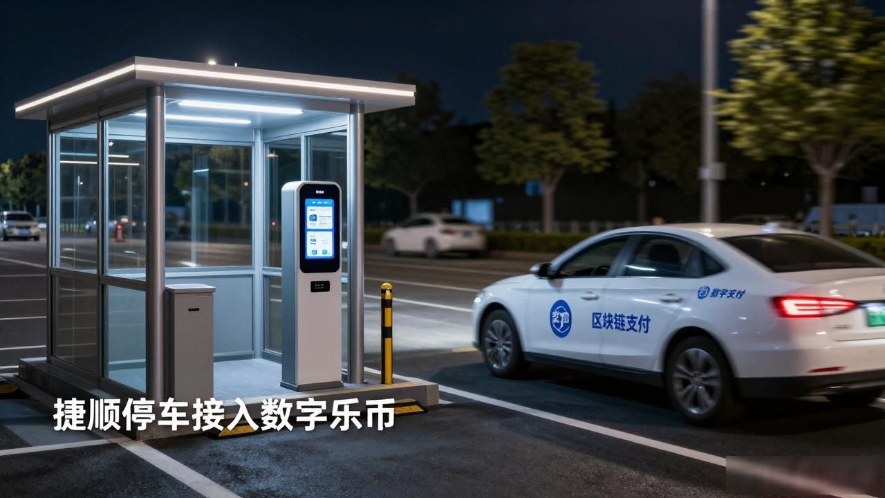 捷顺停车接入数字货币:智慧停车支付新选择
