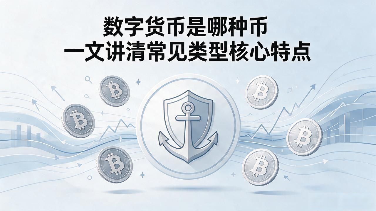 数字货币是哪种币 一文讲清常见类型核心特点
