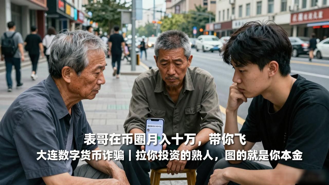 大连数字货币诈骗|拉你"投资"的熟人,图的就是你本金