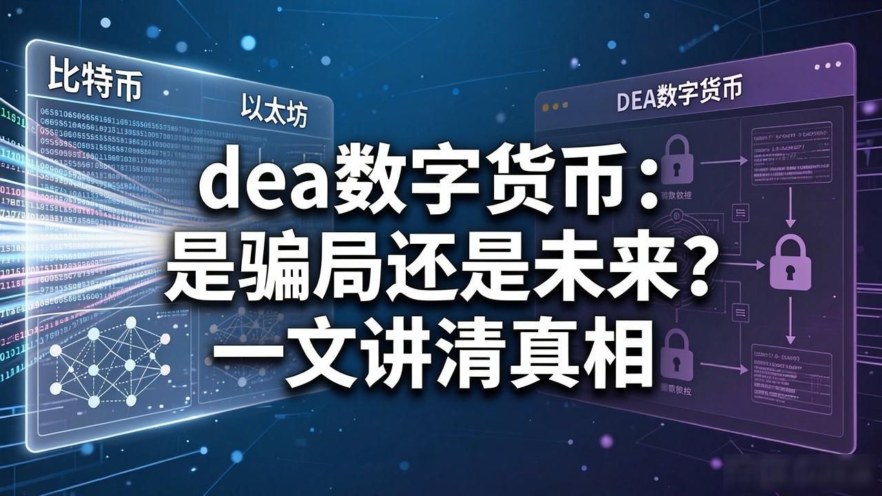 dea数字货币:是骗局还是未来?一文讲清真相