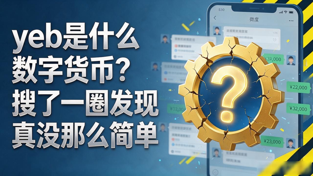 yeb是什么数字货币?搜了一圈发现真没那么简单