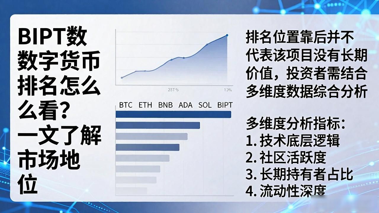 BIPT数字货币排名怎么看?一文了解市场地位