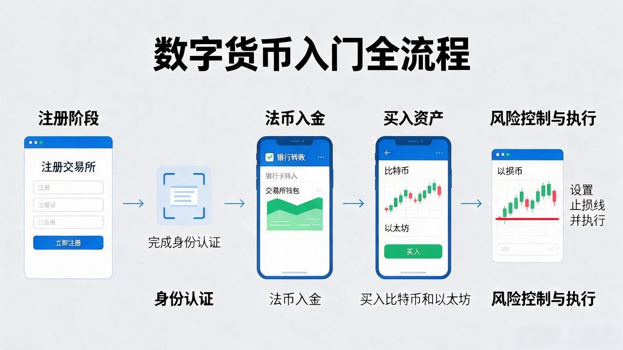 搜了一堆数字货币教程还是懵?普通人入门就看这几件事