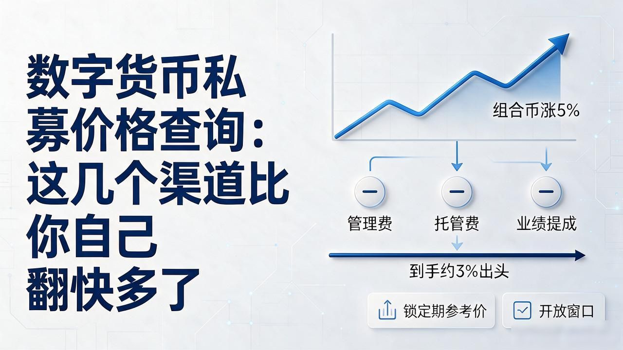 数字货币私募价格查询:这几个渠道比你自己翻快多了