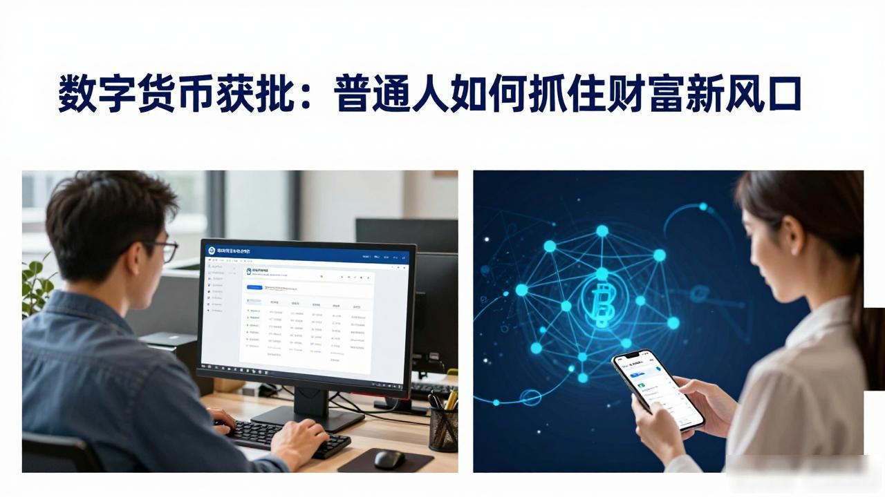 数字货币获批:普通人如何抓住财富新风口