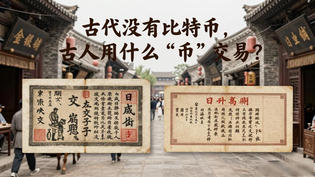 古代没有比特币,古人用什么“币”交易?