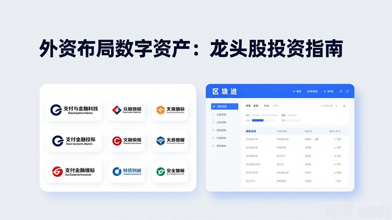 外资布局数字资产:龙头股投资指南