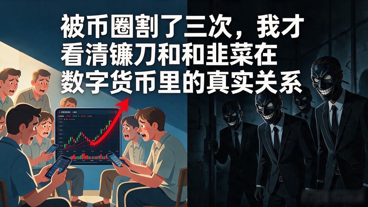 被币圈割了三次,我才看清镰刀和韭菜在数字货币里的真实关系