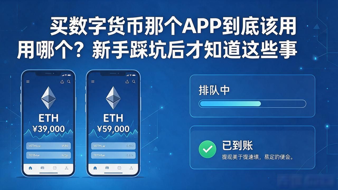 买数字货币那个APP到底该用哪个?新手踩坑后才知道这些事