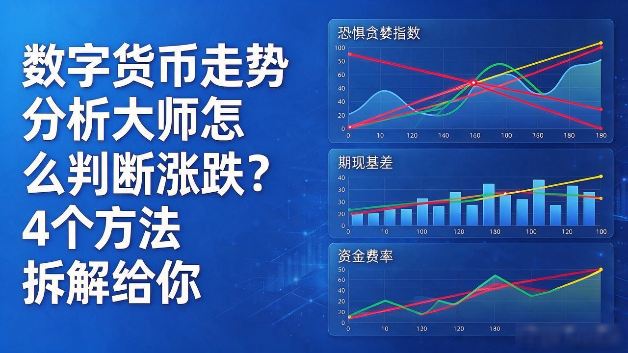 数字货币走势分析大师怎么判断涨跌?4个方法拆解给你