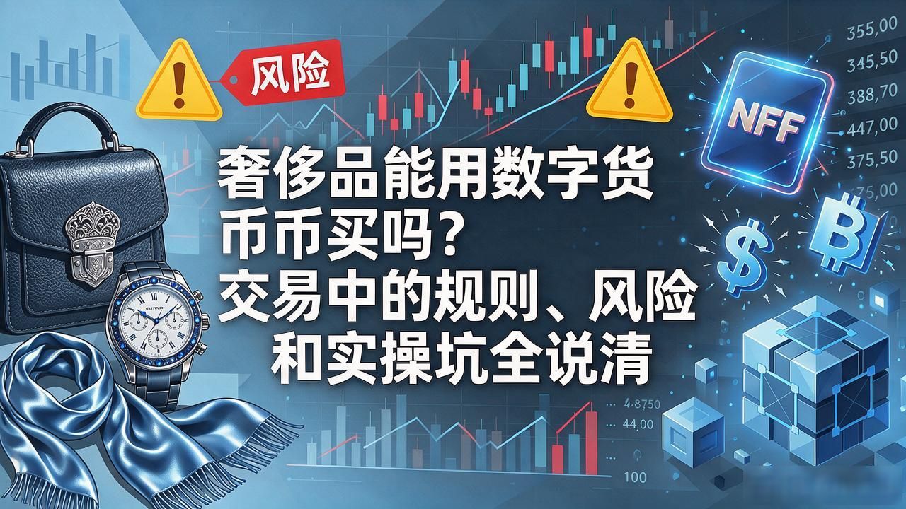 奢侈品能用数字货币买吗?交易中的规则、风险和实操坑全说清