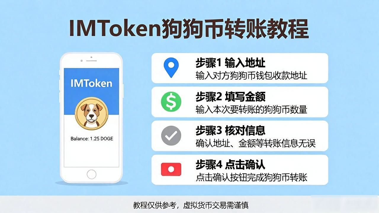 IMToken钱包怎么存储和使用狗狗币完整教程