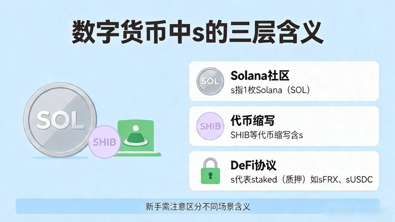 数字货币中s代表什么?三层含义别搞混,新手最容易栽在这