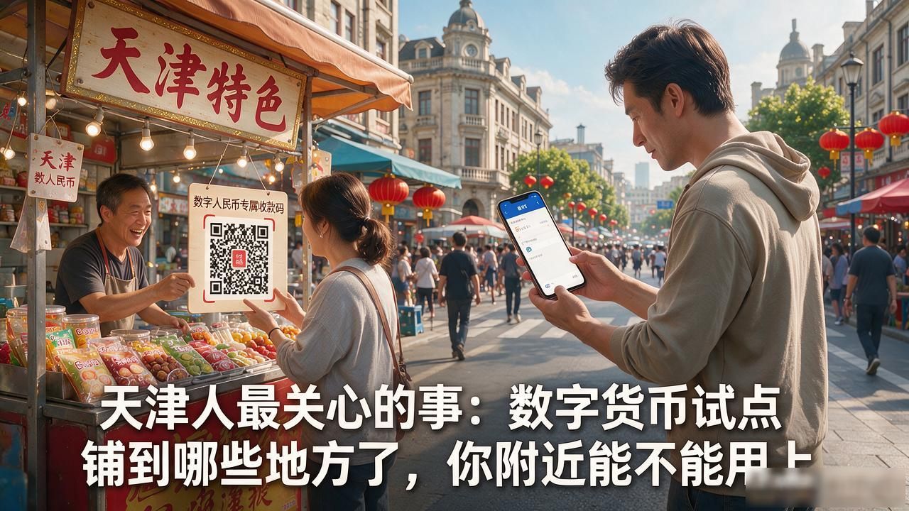 天津人最关心的事:数字货币试点铺到哪些地方了,你附近能不能用上