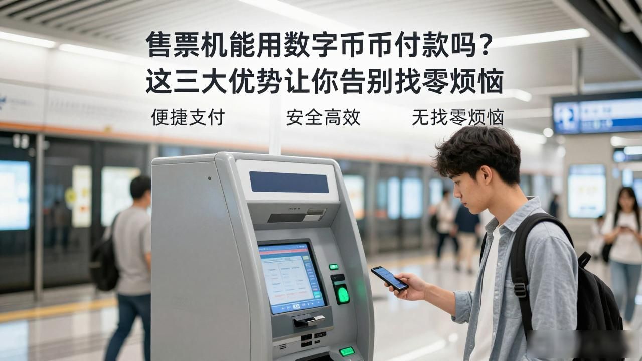 售票机能用数字货币付款吗?这三大优势让你告别找零烦恼