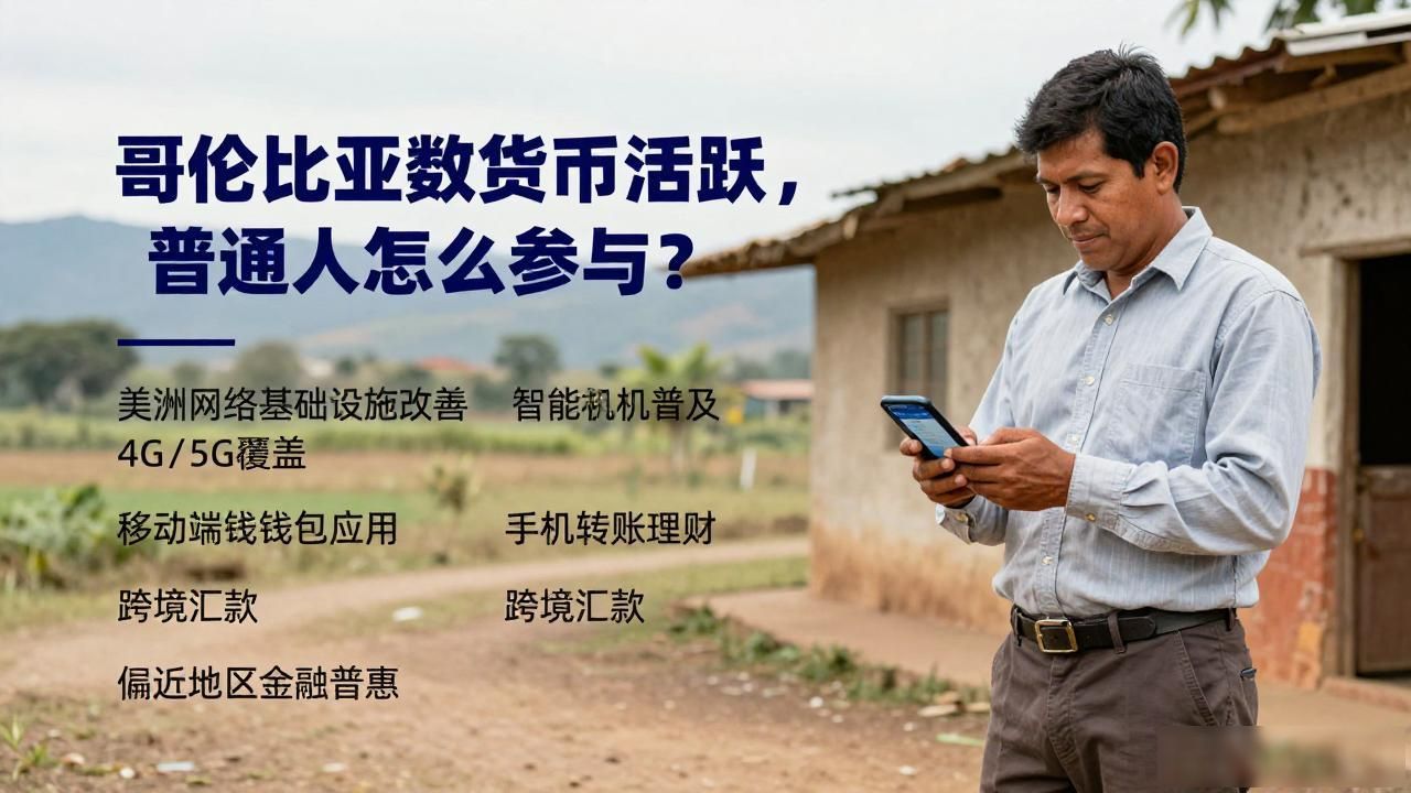 哥伦比亚数字货币活跃,普通人怎么参与?