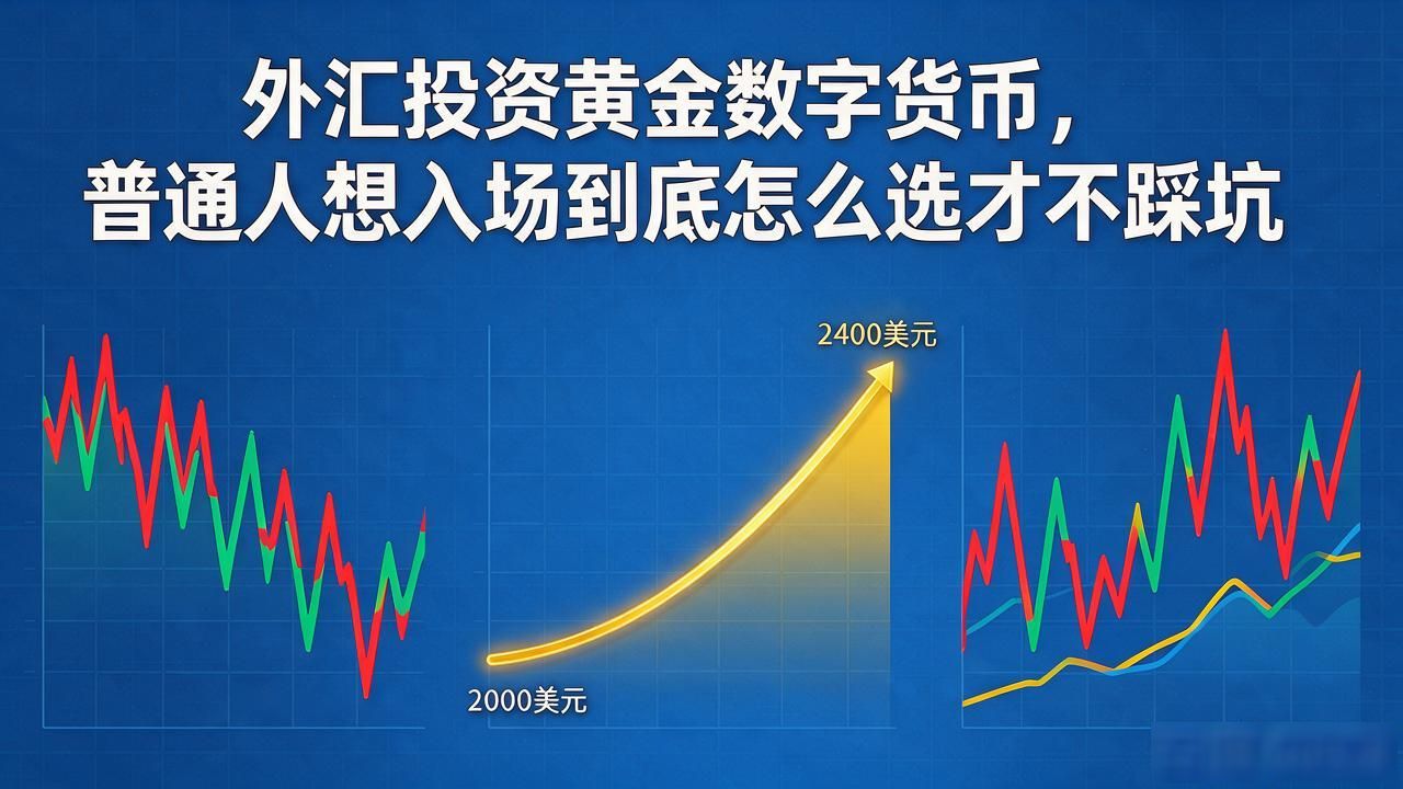 外汇投资黄金数字货币,普通人想入场到底怎么选才不踩坑