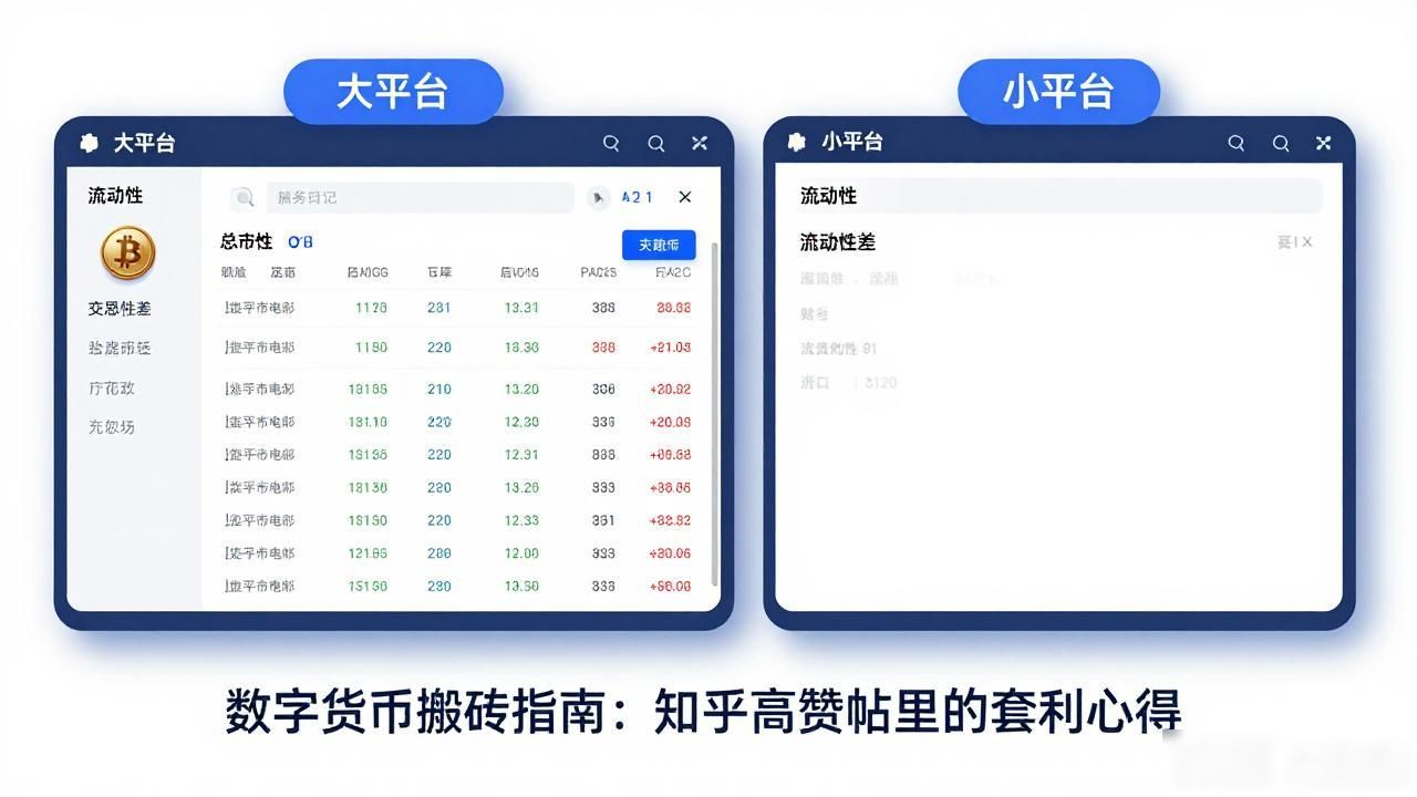 数字货币搬砖指南:知乎高赞帖里的套利心得