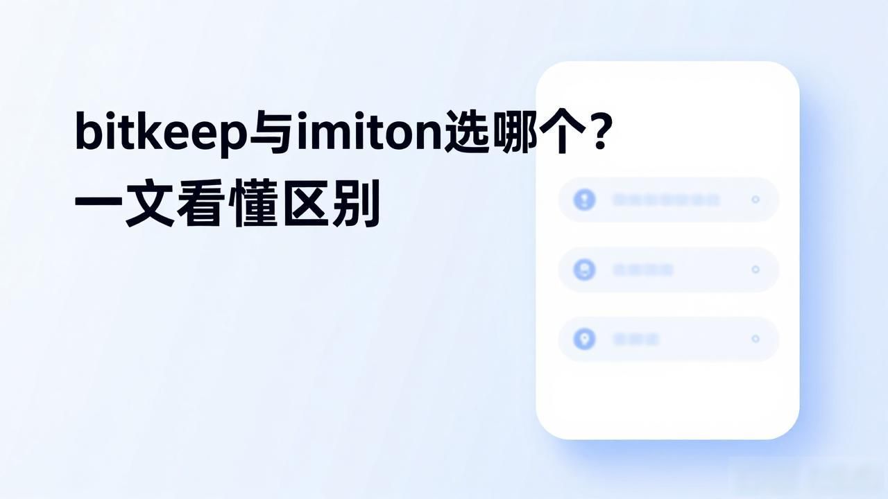 bitkeep与imtoken选哪个?一文看懂区别