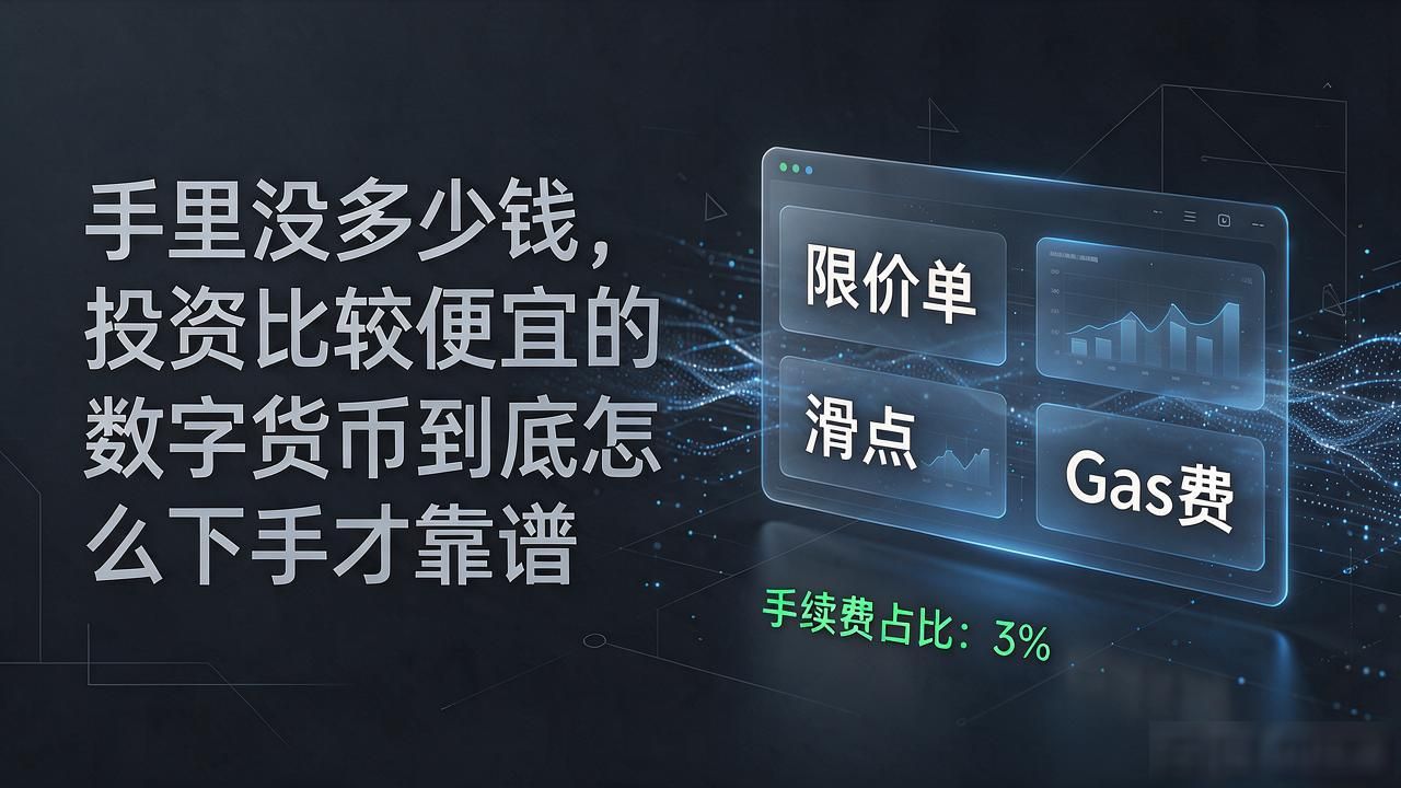 手里没多少钱,投资比较便宜的数字货币到底怎么下手才靠谱