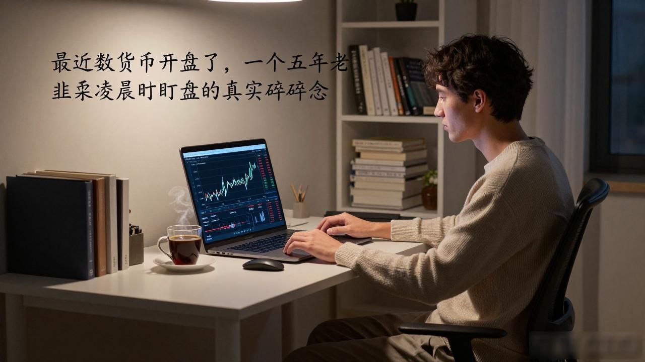 最近数字货币开盘了,一个五年老韭菜凌晨盯盘的真实碎碎念