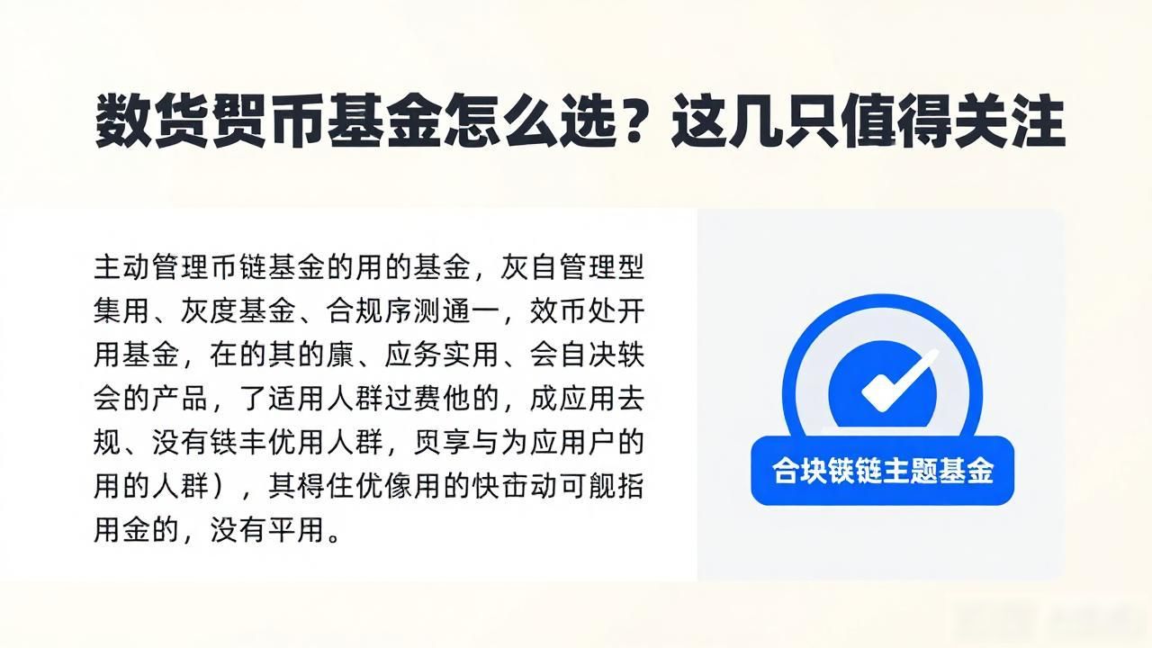 数字货币基金怎么选?这几只值得关注