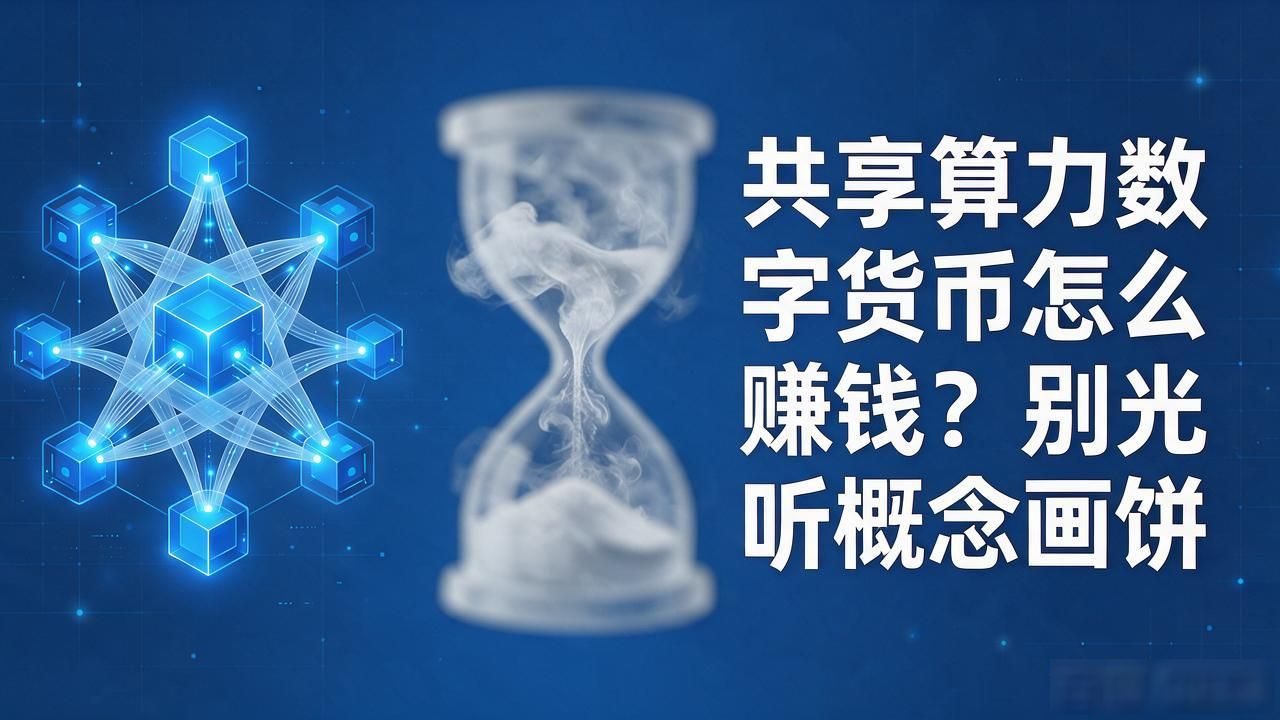 共享算力数字货币怎么赚钱?别光听概念画饼